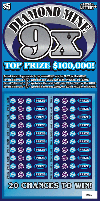 Image of Front of Diamond Mine 9X Ticket