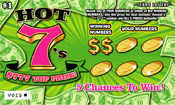 Image of Front of Hot 7's Ticket