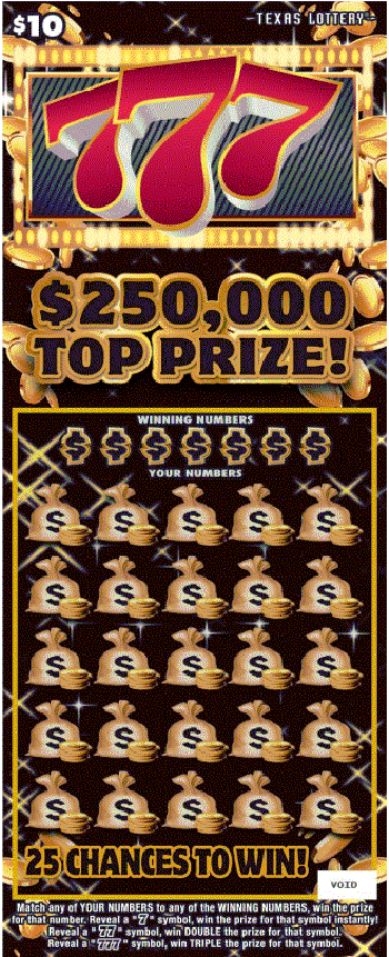 Image of Front of 777 Ticket