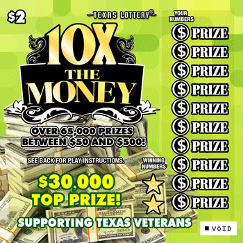Image of Front of 10X The Money Ticket