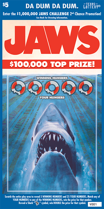 Image of Front of Jaws Ticket