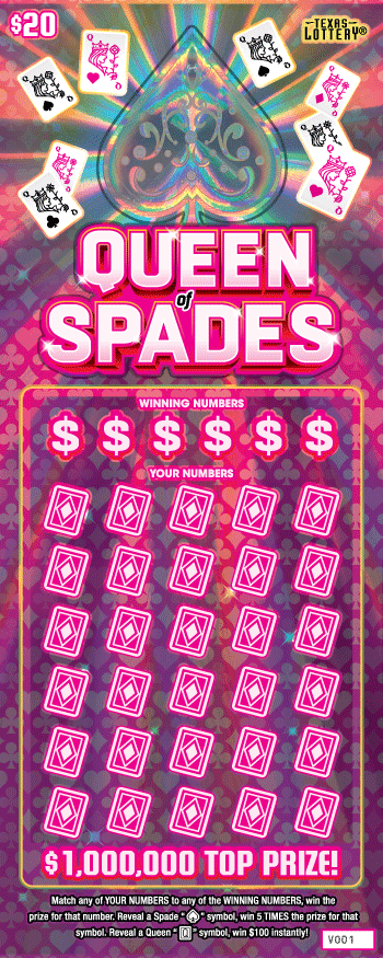 Image of Front of Queen of Spades Ticket