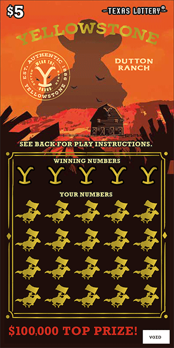 Image of Front of Yellowstone Ticket