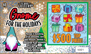 Image of Front of Gnome for the Holidays Ticket