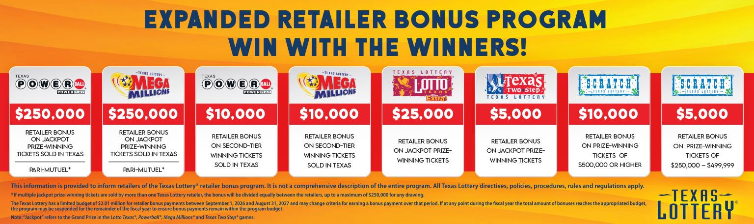 Retailer Bonus Program Banner